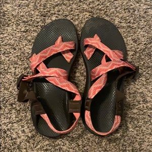 Pink Chevron Chico’s (Size 9)